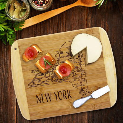A Slice of Life New York Cutting & Charcuterie Board
