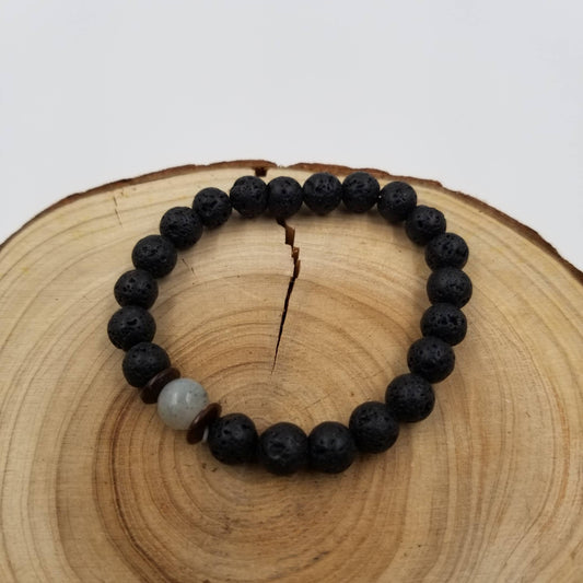 Volcano Stone Moonlight Stone Bracelet - Father's Day gift
