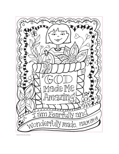 You're God's Girl Coloring Book