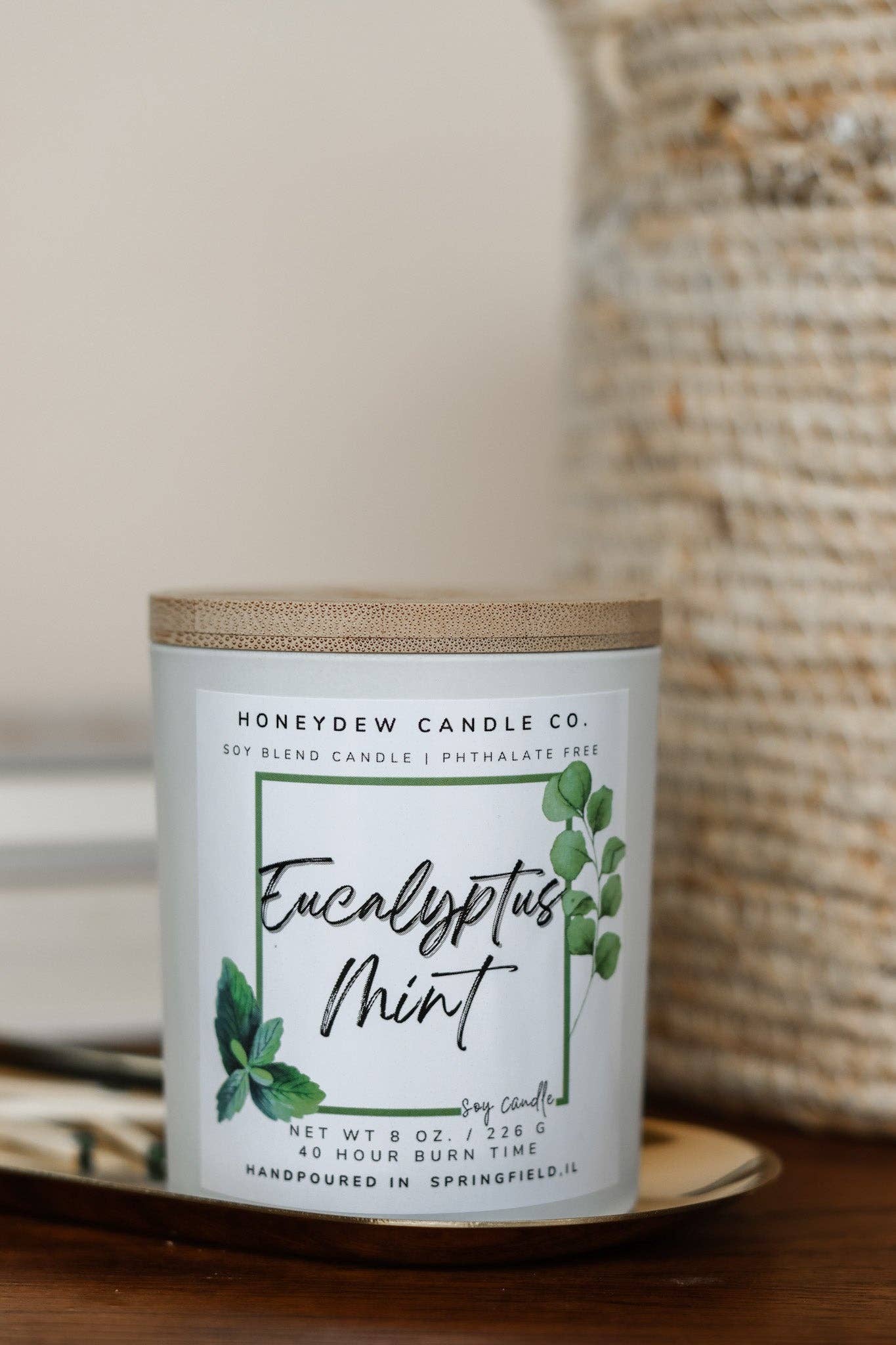Eucalyptus Mint Candle 8 oz