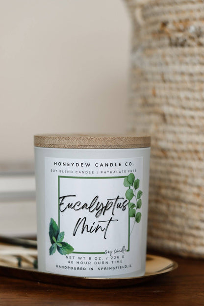 Eucalyptus Mint Candle 8 oz