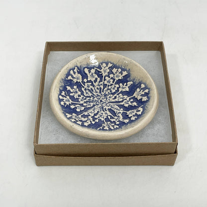 Pottery Dish Bowl - Queen Anne Snowflake