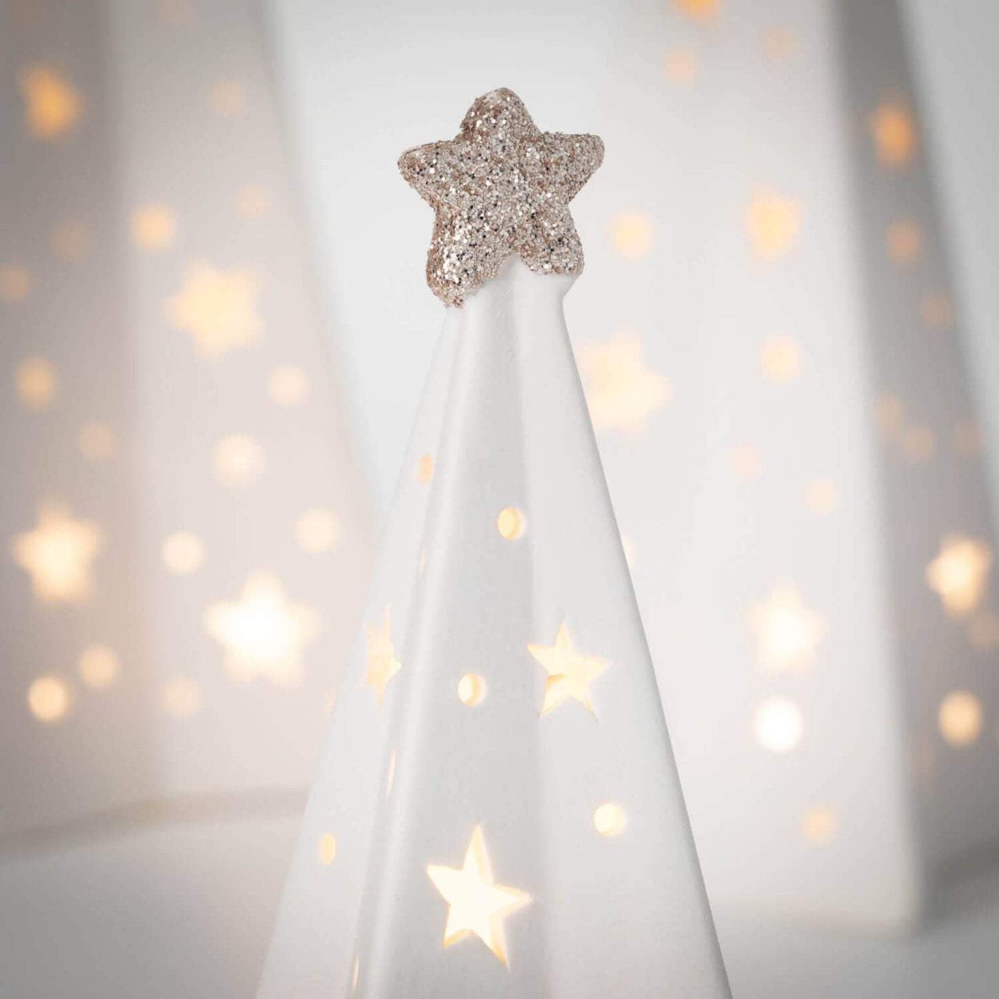 Lighted Tree Set of 3, 9.25"