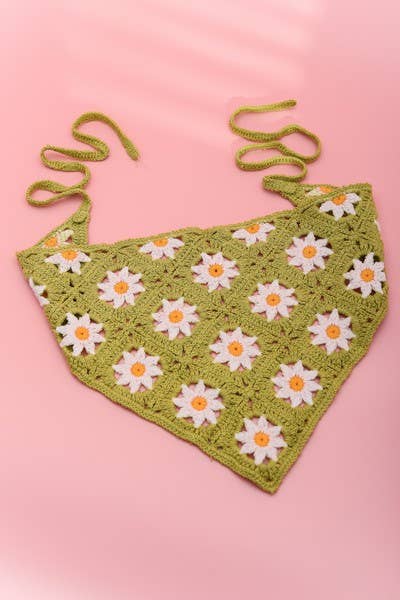 FLOWER HAIR SCARF HAIR BAND