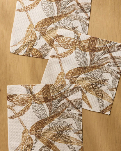 Amber Wildflower Dishcloth Set