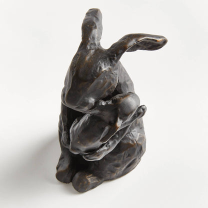 Mother Rabbit Sculpture, Black