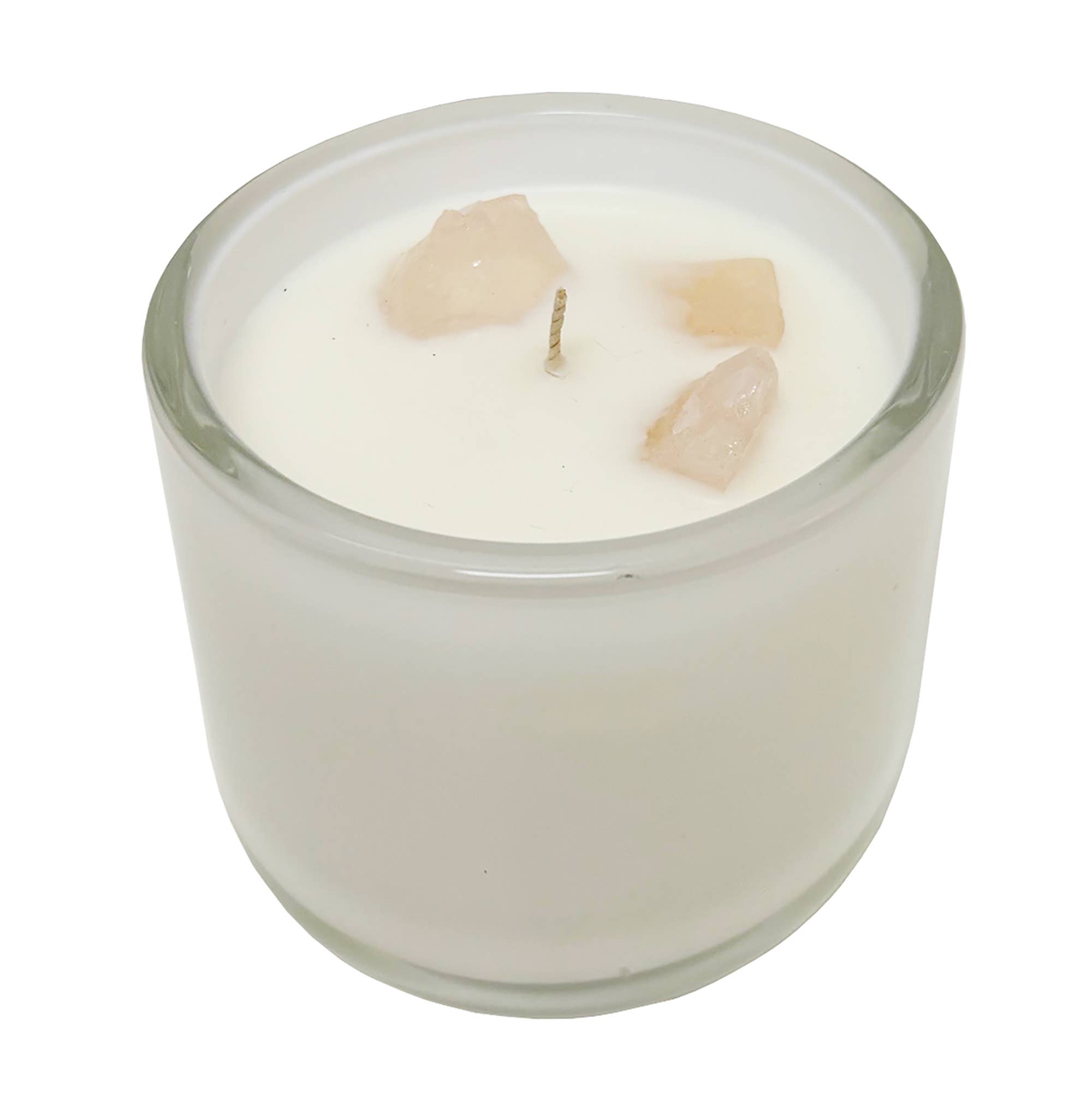Rose Quartz & Lily Stone Candle - Thumbnail 2