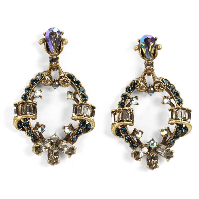 Crystal Loop Earrings