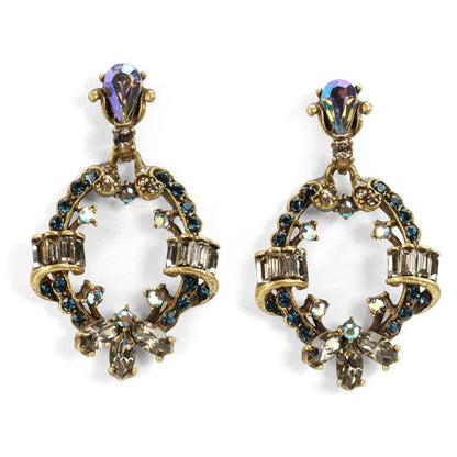 Crystal Loop Earrings