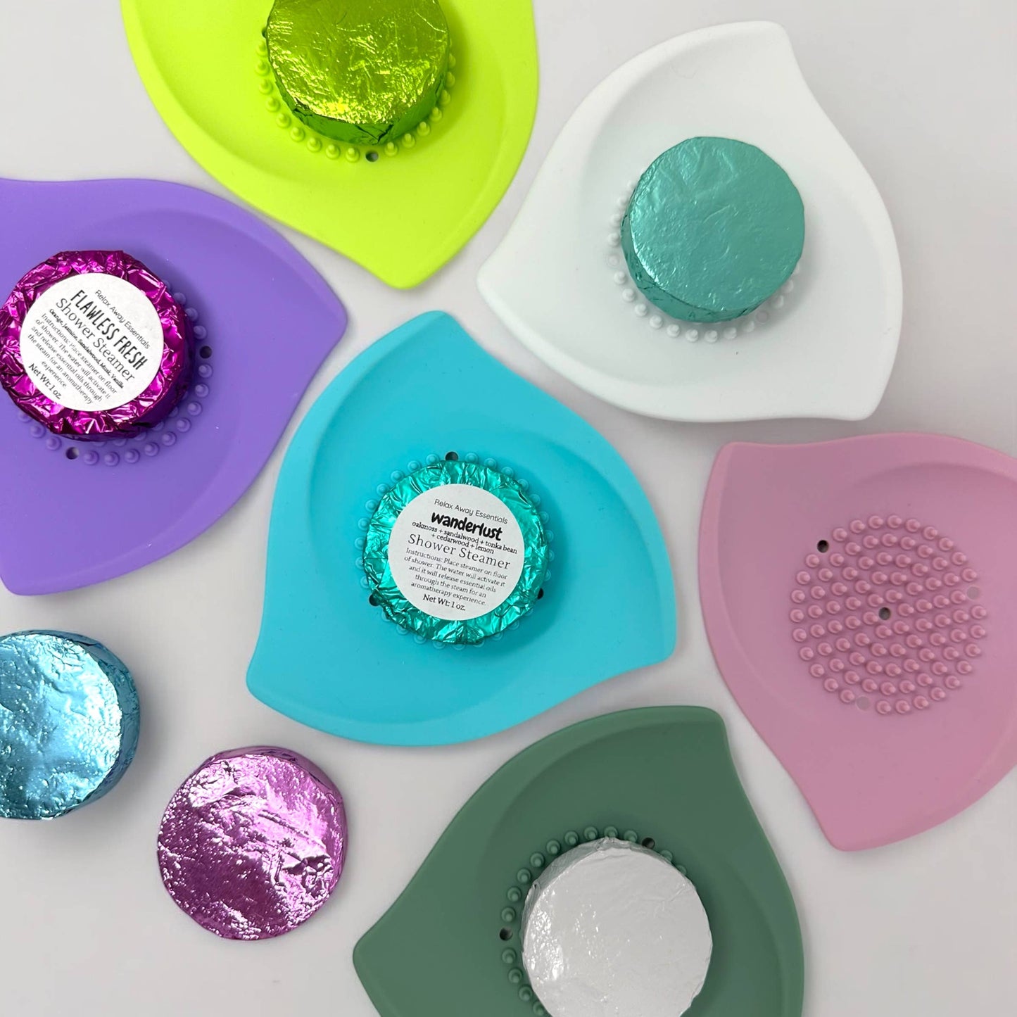 Relax Away Essentials - Shower Steamer Tray - Silicone 