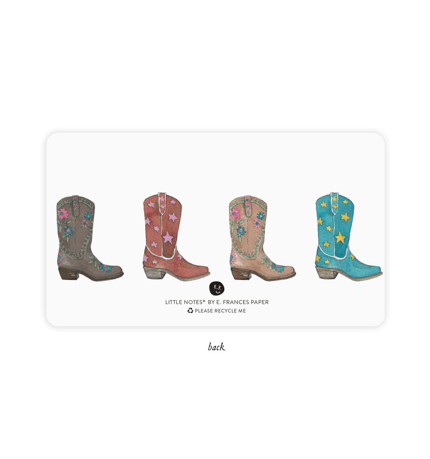 Cowboy Boot Little Notes®