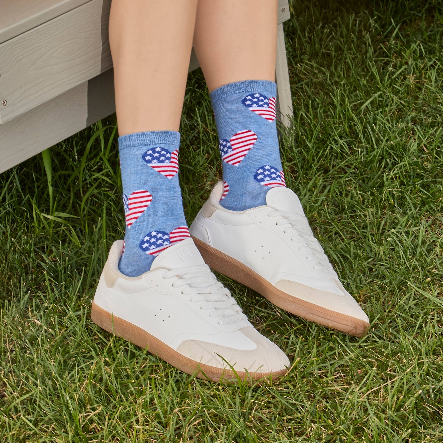 Americana Love Bamboo Crew