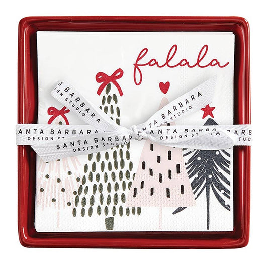 Napkins & Tray Trees Set