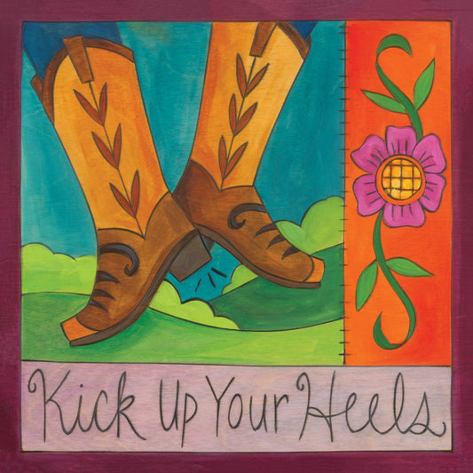 "Life Is a Two-Step" Wall Plaque - 9x9