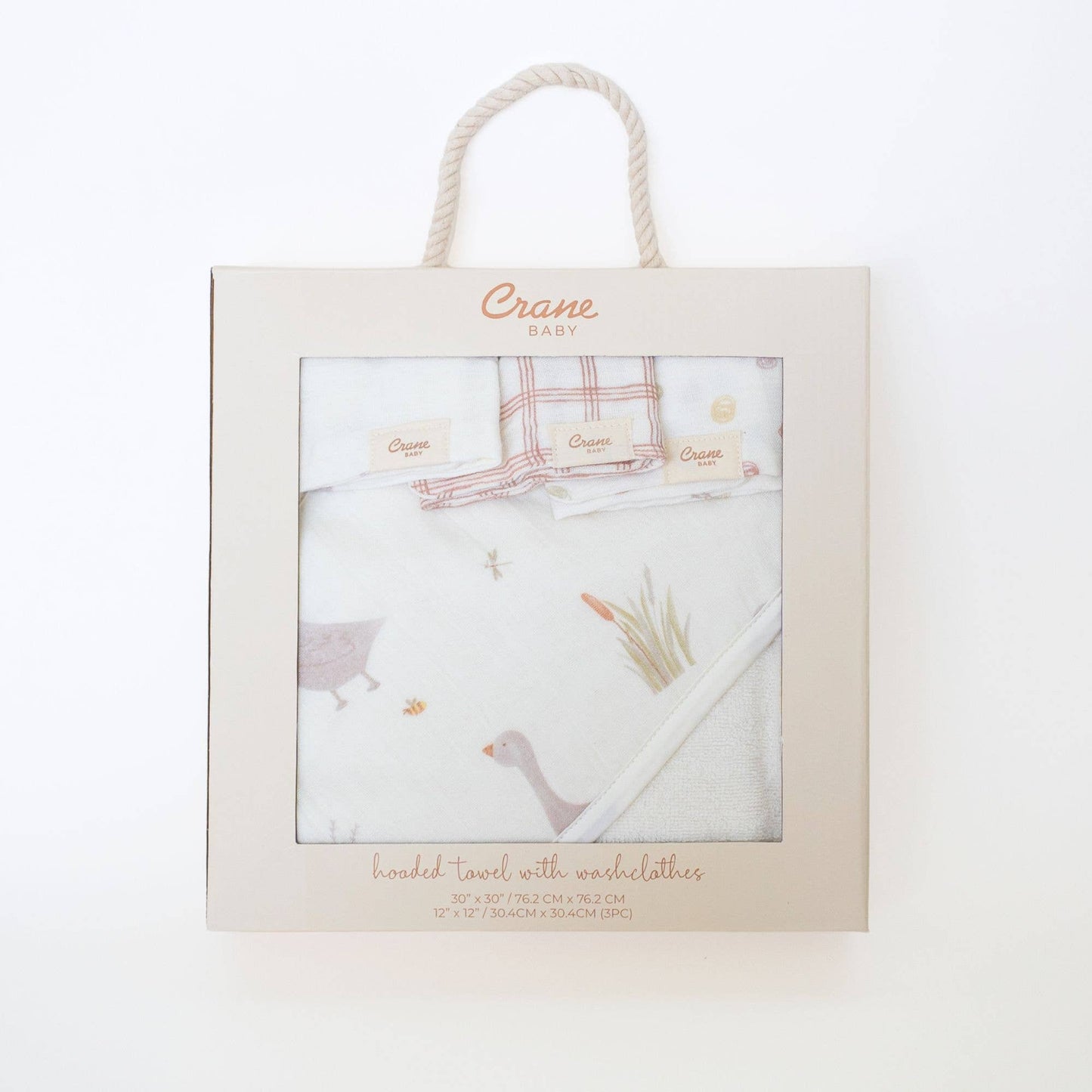 Farmhouse Goose HT/Wash Cloth Set
