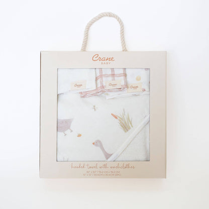 Farmhouse Goose HT/Wash Cloth Set