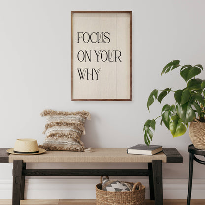 Focus On Your Why White