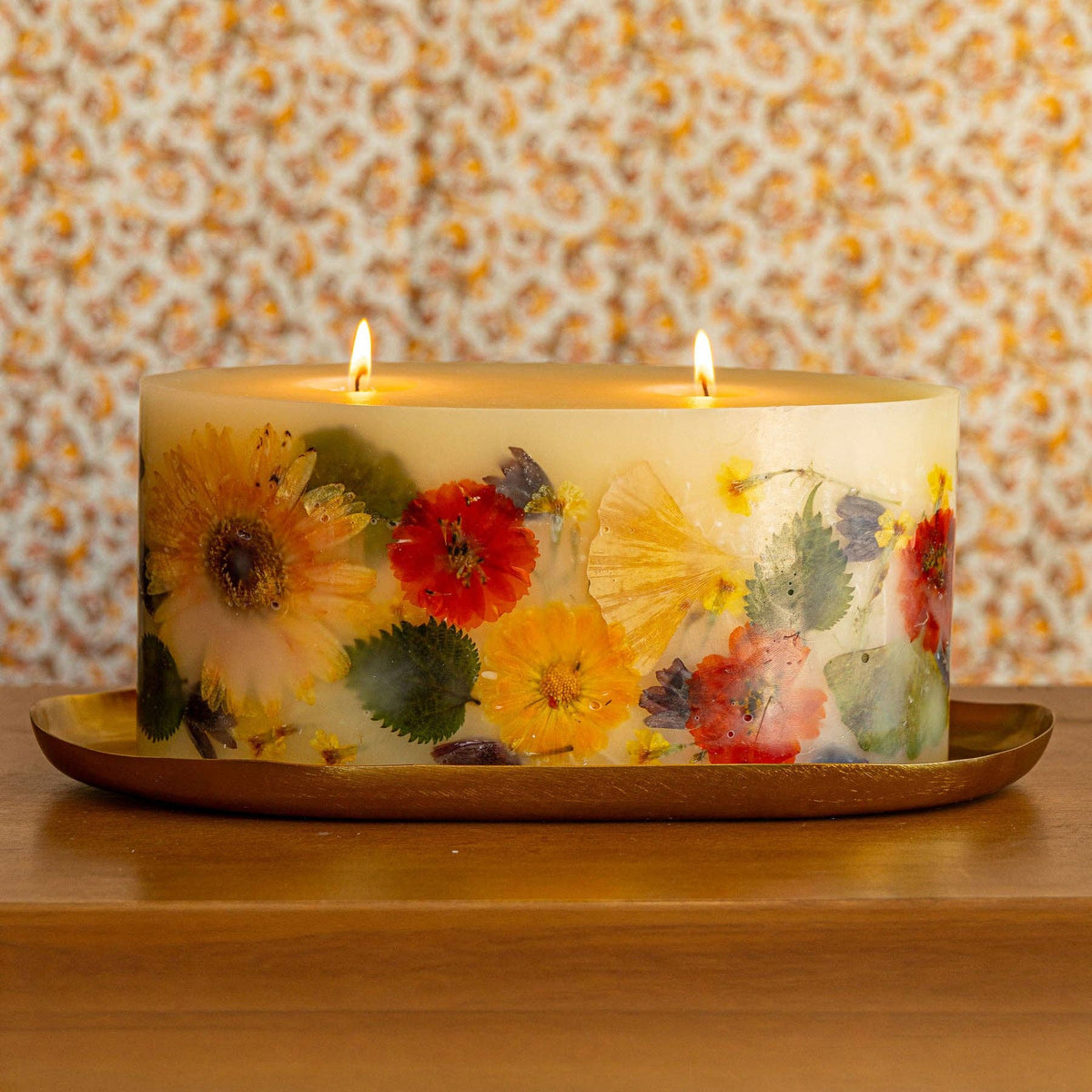Statement Botanical Candle - Harvest Pumpkin