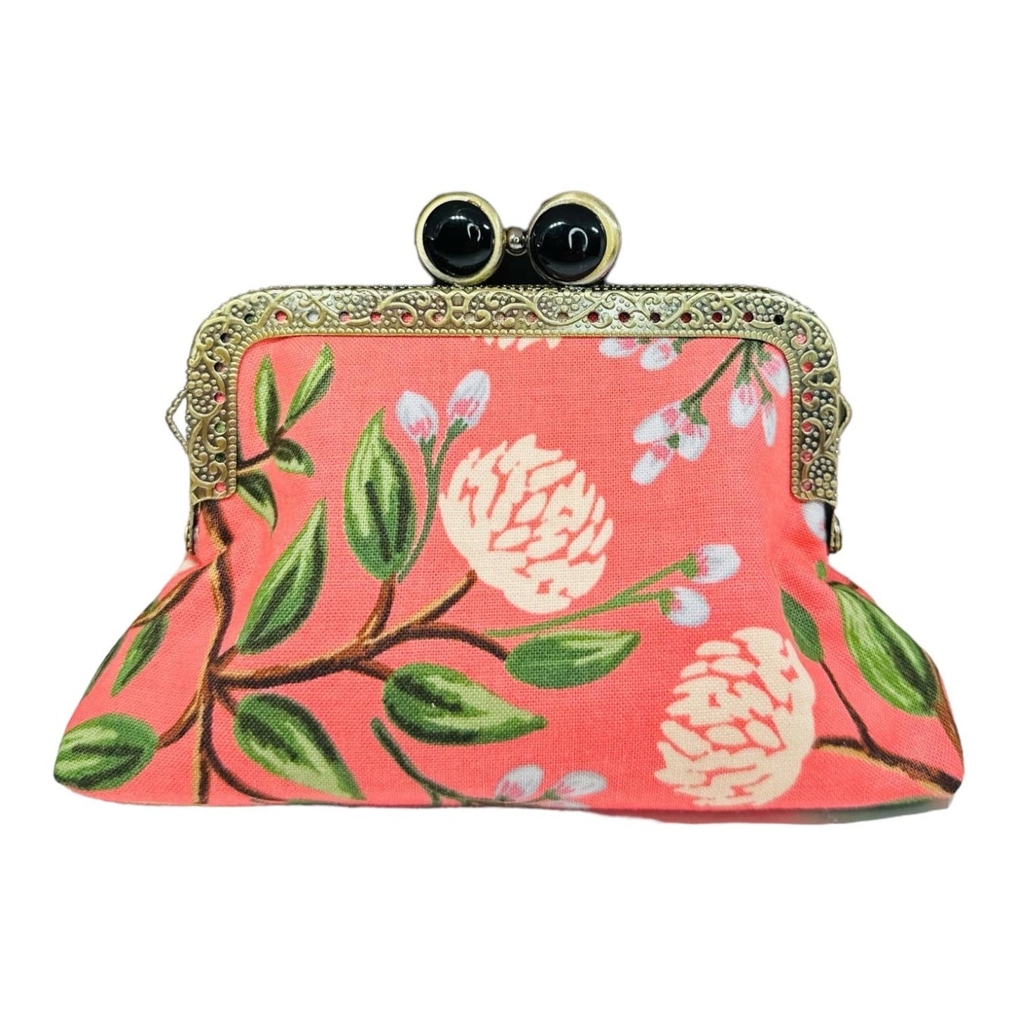 Kiki & Syds ON THE GO Credit Card Clutch - PEONY Sorbet 