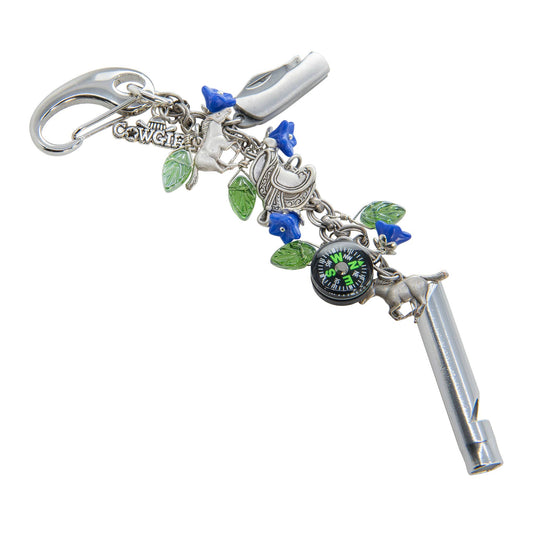 Purse Backpack Charms: Cowgirl Emergency Essential w Whistle