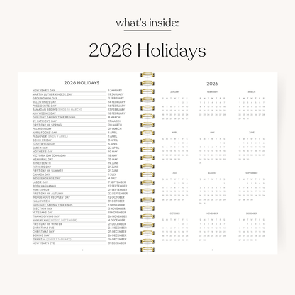 Elyse Breanne Design - Porcelain 2026 Yearly Planner