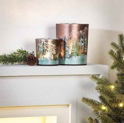 Small Frost Trees Votive