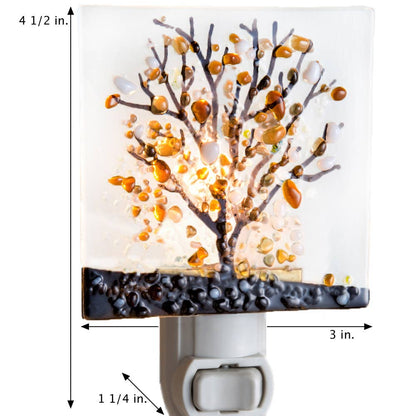 Tree Fused Fall Night Light