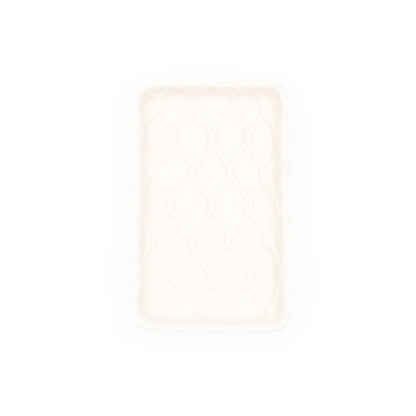 8 Oak Lane - White Textured Soap Dish