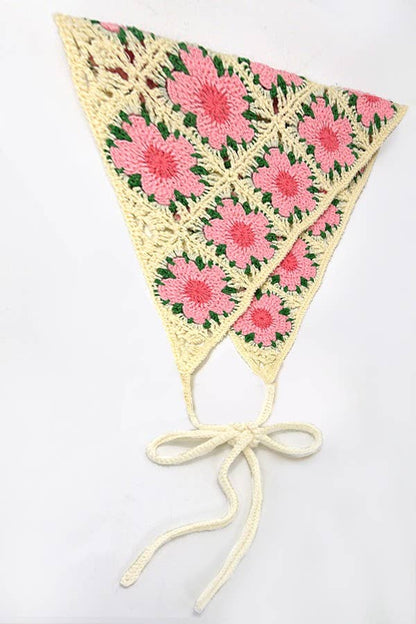 FLOWER HAIR SCARF HAIR BAND