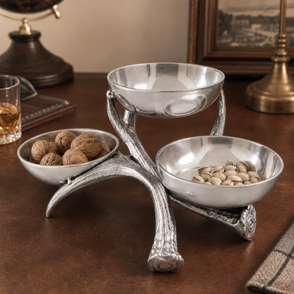 Antler 3-Tiered Bowl