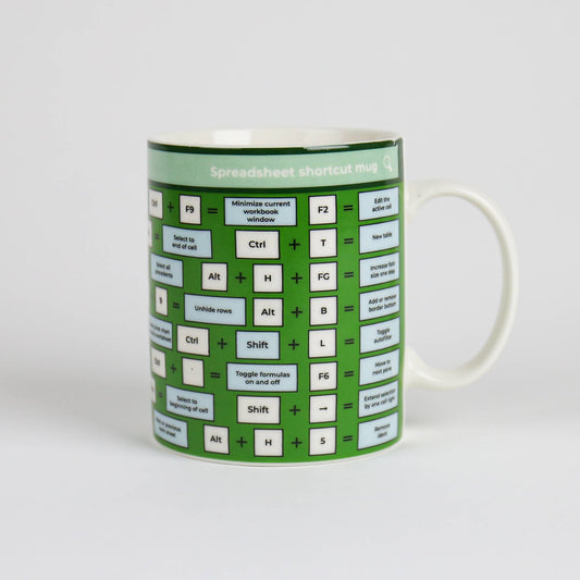 Spreadsheet Shortcut Mug