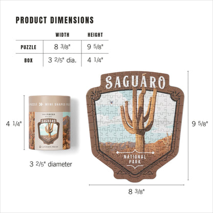 Protejamos nuestros parques nacionales - Mini rompecabezas, Saguaro