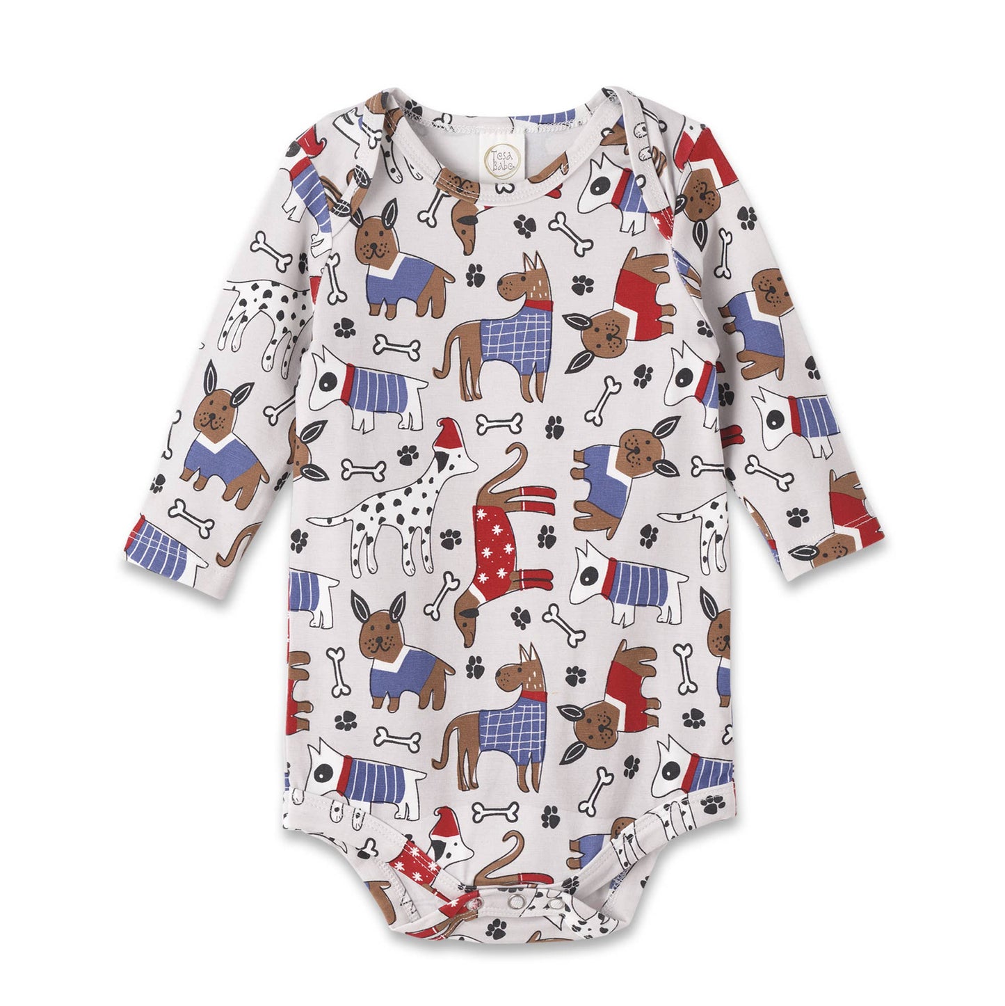 Baby Boy Set-Of-2 Puppy Dog Bodysuits - Bamboo & Cotton