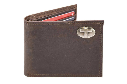Cross Leather Bifold Wallet: Crazyhorse Brown