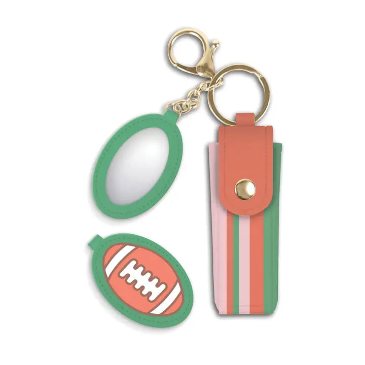 Game Day Lip Balm Holder Key Chain