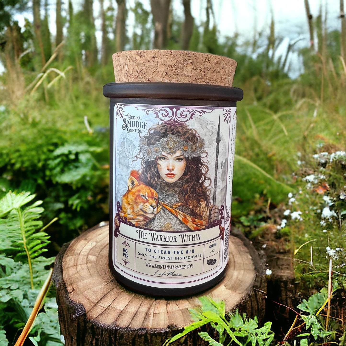 The Warrior within Celtic Queen Smudge Candle