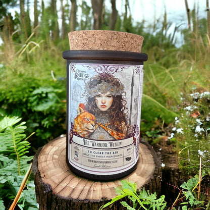 The Warrior within Celtic Queen Smudge Candle