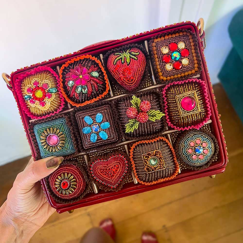 Sweet Indulgence Beaded Candy Crossbody Shoulder Handbag