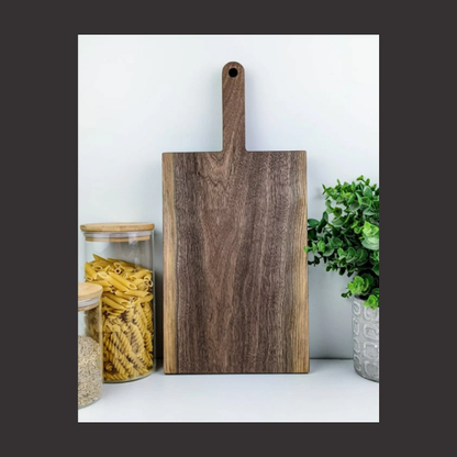 Wooden Charcuterie Board With Handle-Rectangular