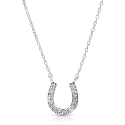 Iris espléndido - Collar de herradura pavé