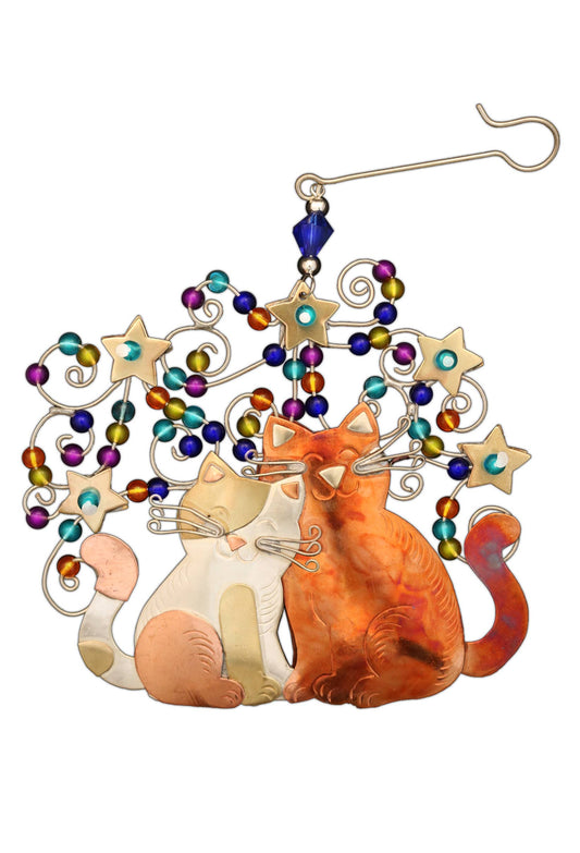 Starry Night Kitty Cat Ornament