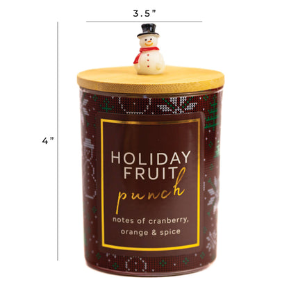Holiday Fruit Punch – 10oz Holiday Scented Gift Candle