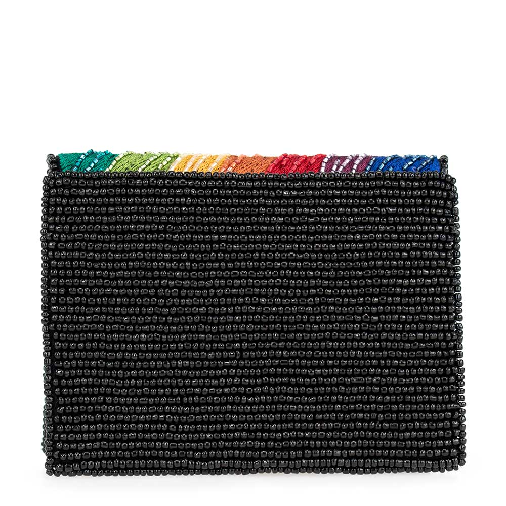 Mary Frances Accessories - Wallets - Beaded Small Expandable Wallet-Bee Awesome