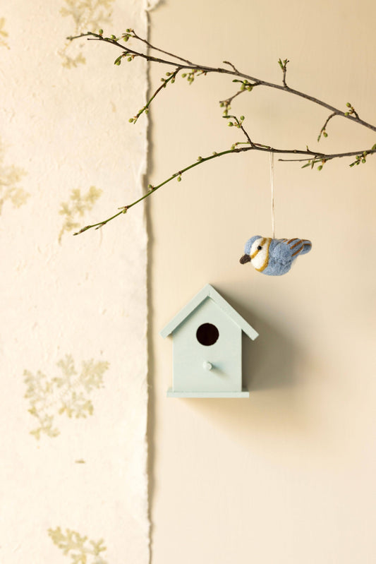 Gry and Sif - Spinus Bird - Blue