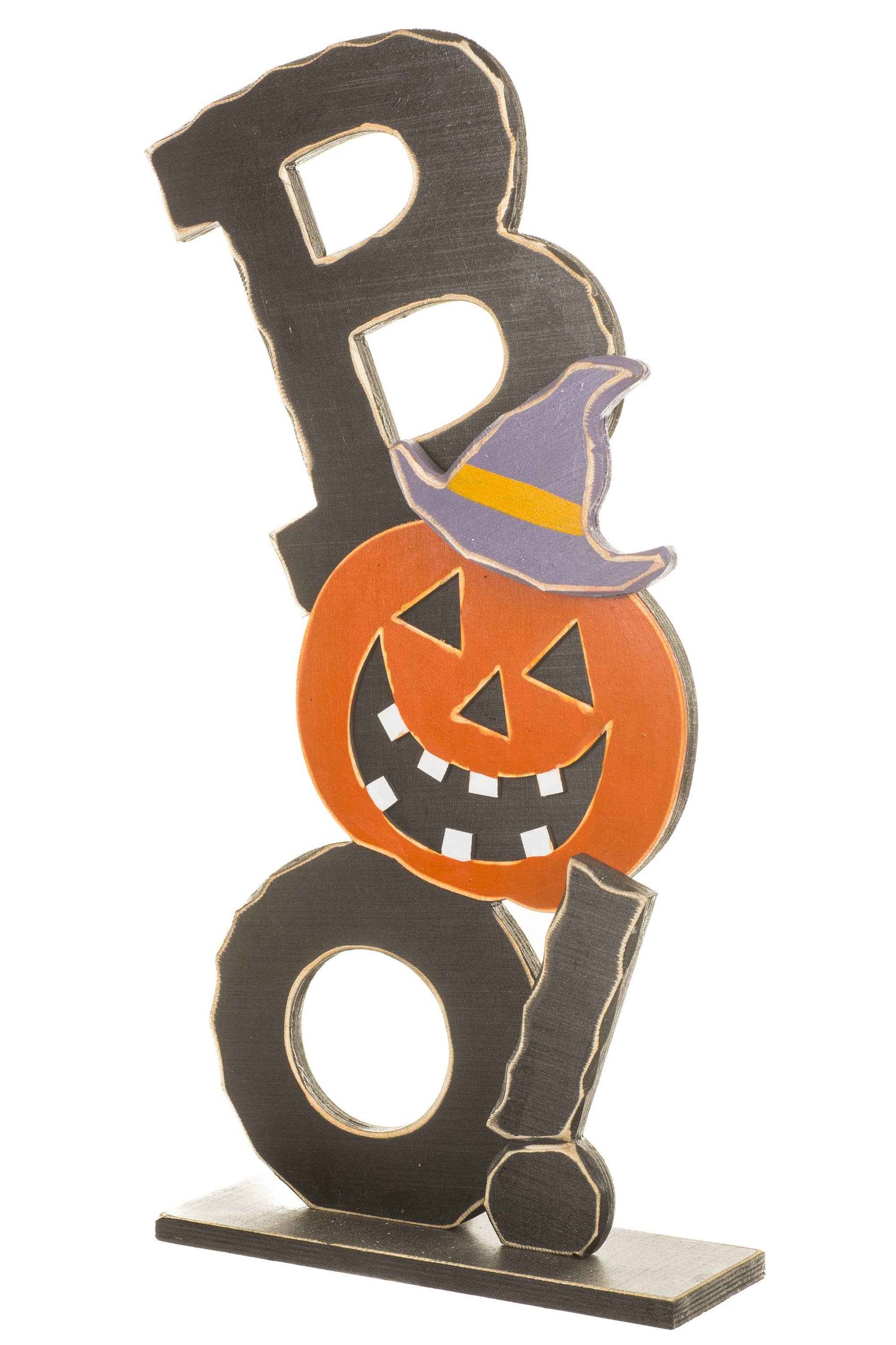 NEW-Black "Boo!" Display Sign