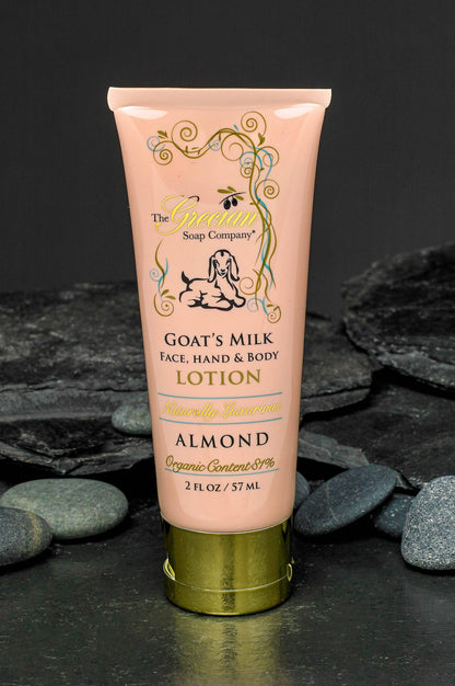 The Grecian Soap Company - Organic Beauty Hydrating Goat Milk Lotion Tubes 2oz.