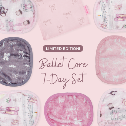 Ballet Core Makeup Eraser 7-Day Set