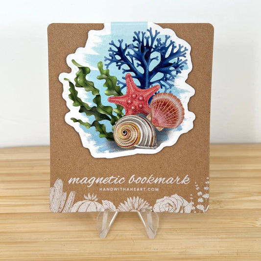 Seashells Magnetic Bookmark