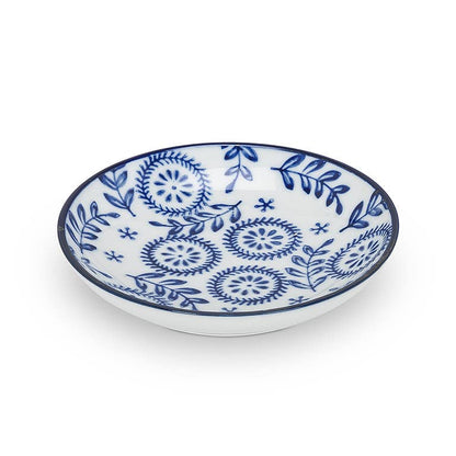 Blu/White Rd Shallow Dish-Assorted-sold separately
