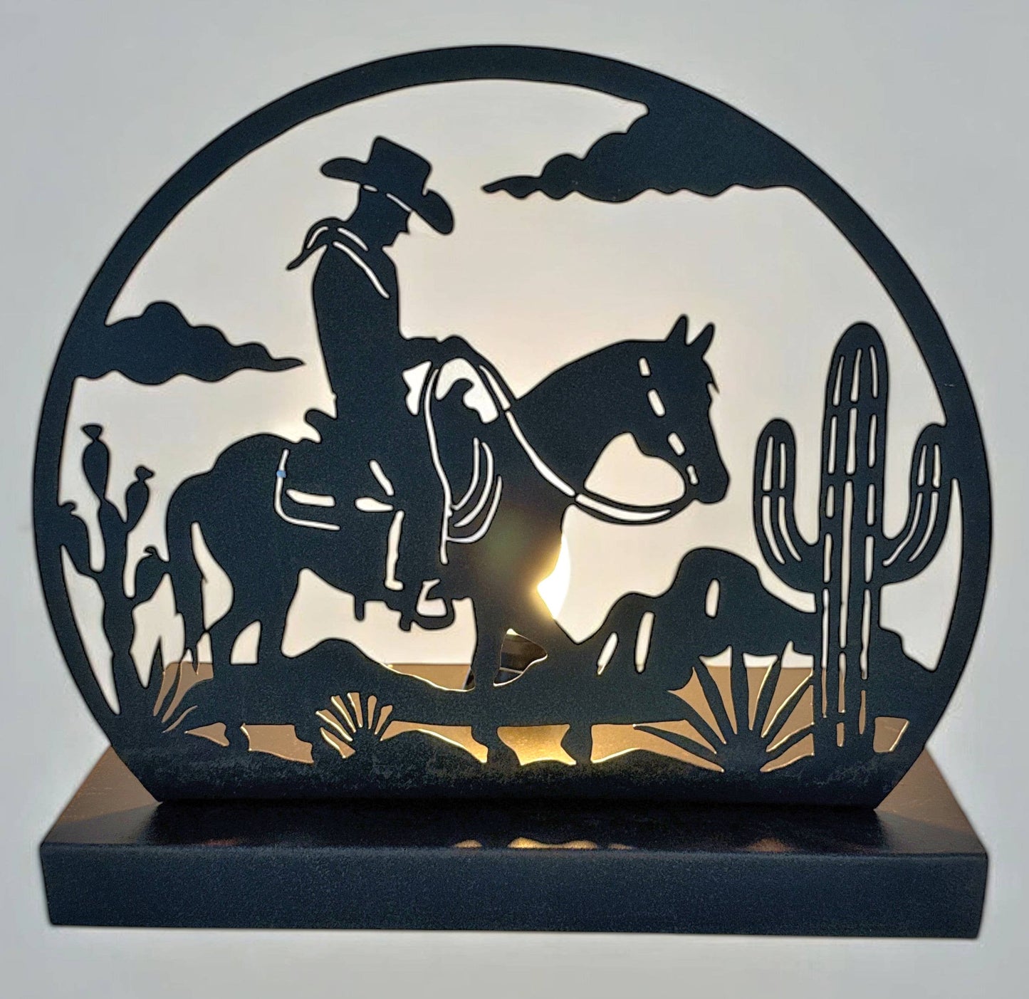METAL RIDER CACTUS NIGHT LIGHT